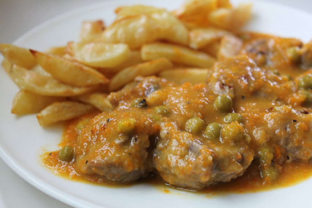 【スペイン料理レシピ】牛スネ肉のハルディネラ