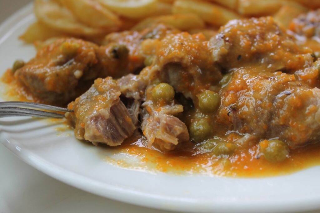 【スペイン料理レシピ】牛スネ肉のハルディネラ